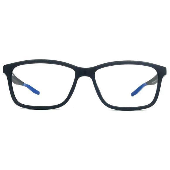 NIKE 7118 008 MATTE BLACK RACER BLUE WRAP EYEGLASSES FRAME 55-14-140 main image 10